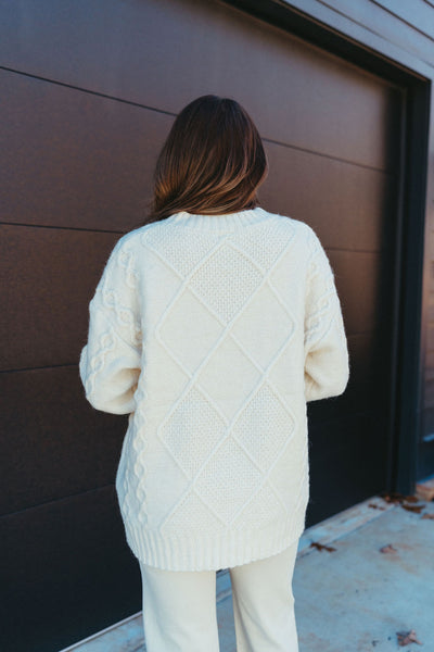 Ivory Cable Sweater